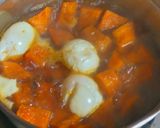 カボチャとゆで卵の甘煮作り方3写真