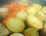 付け合せ//ローストポテト＆にんじん作り方4写真