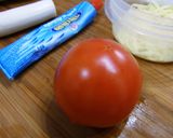 トースターにおまかせ！付け合せ焼きトマト作り方1写真