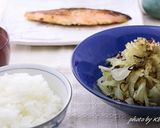 レンチンで簡単　玉ねぎの塩こぶ和え作り方7写真