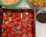 ミニトマトのグラタン パスタ作り方1写真