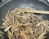 ごぼうと牛肉のまぜごはん作り方2写真