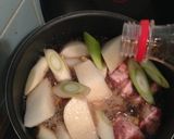 コーラで煮込む豚なんこつ大根煮!作り方2写真