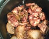 コーラで煮込む豚なんこつ大根煮!作り方3写真