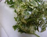 にんじんの葉の天ぷら作り方3写真