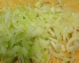 セロリの肉みそ作り方1写真