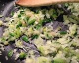 セロリの肉みそ作り方3写真