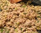 セロリの肉みそ作り方5写真