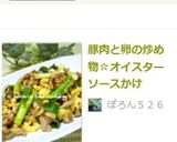 豚肉と卵の炒め物☆オイスターソースかけ作り方4写真
