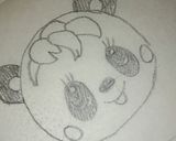 キャラ弁グラグラパンダちゃん♪作り方1写真