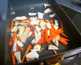 お弁当♪人参と椎茸軸(しめじ)のきんぴら作り方2写真