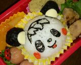 キャラ弁グラグラパンダちゃん♪作り方5写真