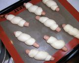ジャンボソーセージぱん・・・コルネもどき作り方5写真