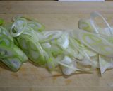 長ネギと油揚げのシンプル醤油炒め作り方1写真