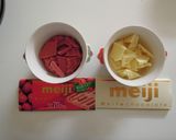 ホワイト&ストロベリーチョコチーズケーキ作り方2写真