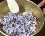 イサザの佃煮おにぎり作り方1写真