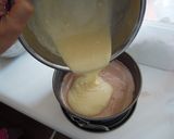 ホワイト&ストロベリーチョコチーズケーキ作り方9写真