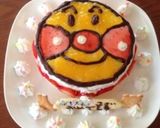 超簡単アンパンマン 顔 キャラケーキ☆作り方7写真