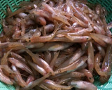 イサザの甘ダレからめ ごま風味作り方1写真