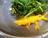 にんじんの葉のおひたし作り方8写真