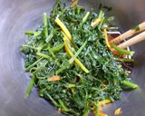 にんじんの葉のおひたし作り方10写真