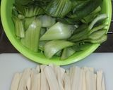 青梗菜と高野豆腐の中華炒め作り方1写真