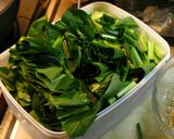 ■小松菜のたっぷりごま味噌和え■作り方1写真