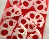 かわいい♡ピンクのれんこん作り方3写真