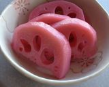 かわいい♡ピンクのれんこん作り方4写真