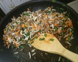 簡単！もやしと豚挽肉炒め丼作り方6写真