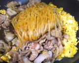 白菜&豚バラde焼きビーフン♪作り方5写真