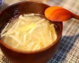 優しい味!雪見スープ作り方5写真