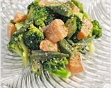 サーモンとグリーン野菜のわさびマリネ作り方5写真
