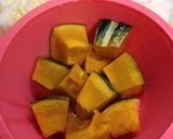 もち巾着のかぼちゃ煮♡作り方1写真