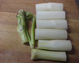 菜の花と山うどのからし酢味噌和え作り方2写真
