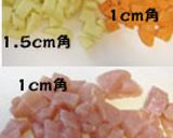 鶏むね肉ゴロゴロ♪じゃが芋のおかずサラダ作り方1写真
