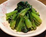 《簡単♪ 小鉢》小松菜の海苔佃煮和え作り方3写真