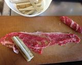 しゃぶしゃぶ肉のゴボウ巻き作り方2写真