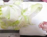 冬季限定♡たっぷり白菜のペペロンチーノ作り方2写真