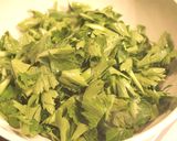 簡単!!セロリの葉★佃煮風オイスター炒め作り方3写真