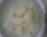 本つゆで豚ばら肉と大根の煮物作り方5写真