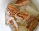本つゆで豚ばら肉と大根の煮物作り方7写真