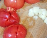 アリオーネ風もちもちトマトうどん作り方1写真