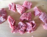 簡単！ヤンニョムポーク作り方1写真