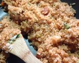 簡単☆ケチャップ納豆チャーハン作り方2写真