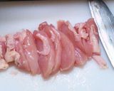 チンゲン菜と鶏胸肉の和風餡仕立て作り方1写真
