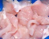 チンゲン菜と鶏胸肉の和風餡仕立て作り方2写真