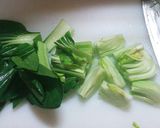 チンゲン菜と鶏胸肉の和風餡仕立て作り方3写真