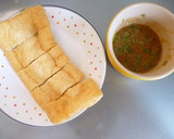 簡単おつまみ✾油揚げでネギ味噌チーズ焼き作り方1写真