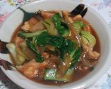チンゲン菜と鶏胸肉の和風餡仕立て作り方11写真